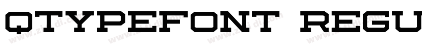 Qtypefont Regular字体转换 Qtypefont Regular字体转换